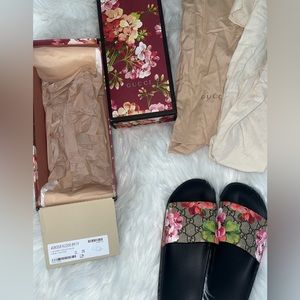 Authentic Gucci Bloom Slides